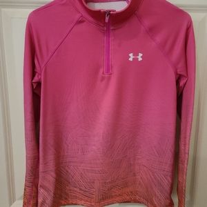 Girls 1/4 zip Under Armour top